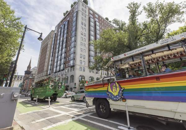 Boston Duck Tours with LGBTQ Pride Wrap